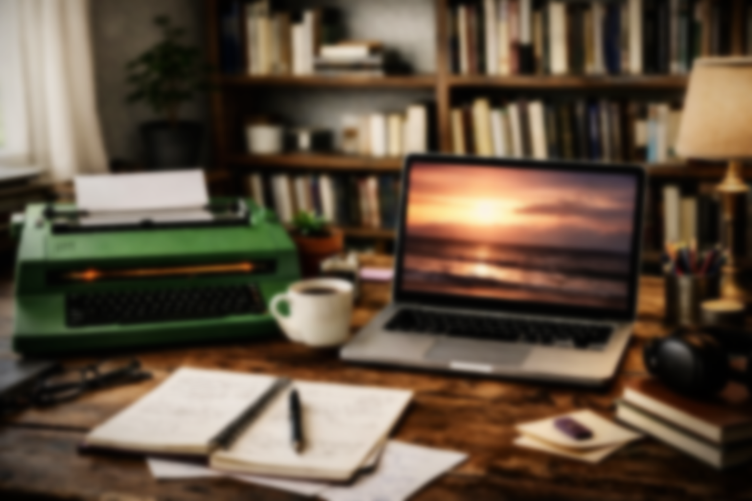 Author's desk